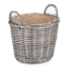 Cotswold Log Basket - Medium -Lined