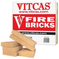 Vitcas 6 Fire Bricks Replacement Box - Clay (230x114x32mm)