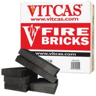 Vitcas 6 Fire Bricks Replacement Box - Black (220x110x30mm)