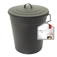 12'' Metal Coal Tub - Black