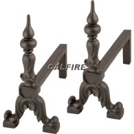 16'' Pinnacle Cast Iron Fire Dogs