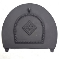 Solid Fuel Damper for 16'' Arched Insert - Cast Iron