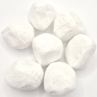 White Ceramic Gas Fire Pebbles Set of 7 Suits Gas & Ethanol Fires
