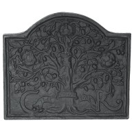 Royal Oak Cast Iron Fire Back 33.5'' wide - Cast Iron