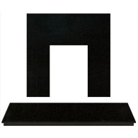 54'' Granite Set (Back Panel & Fireplace Hearth) 