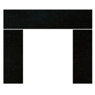 Set of 3 Granite Polished Stove Slips - Overall 42'' x 38'' Opening 30'' x 32''