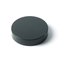 7'' Diameter T Piece Cap - Vitreous Enamelled - Matt Black