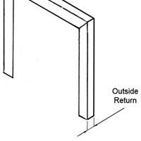 cusom trim outside return